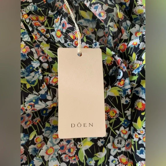 Doen Jill Top Blossom Breeze Size Small - Picture 3 of 13